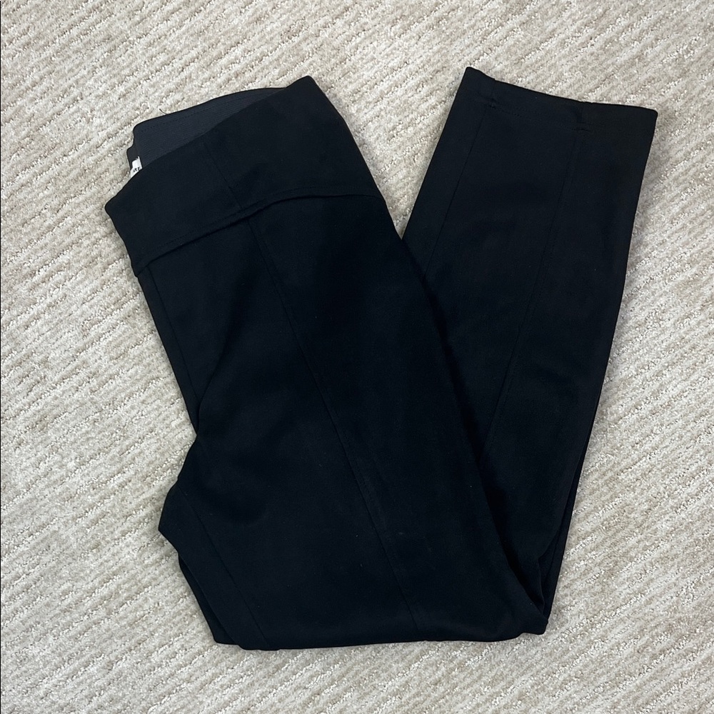Soho Apparel Women’s Pull-On Slim Leg Pants Black High Rise Size L